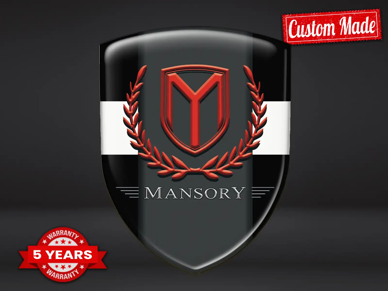 Mansory Etiqueta Impermeable Premium Universal Personalizable